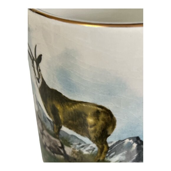 VTG Lord Nelson Pottery Mug – Hand-Crafted in England – Mountain Goat Scene - Picture 4 of 6